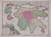 PELOPONNESUS HODIE - SEUTTER D. c1725